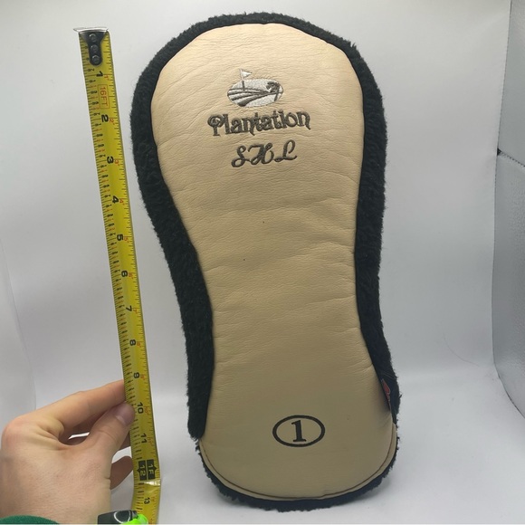 AM&E Golf Cover Plantation SHL MADE IN USA BEIGE BLACK STRETCH FUR - Picture 1 of 6